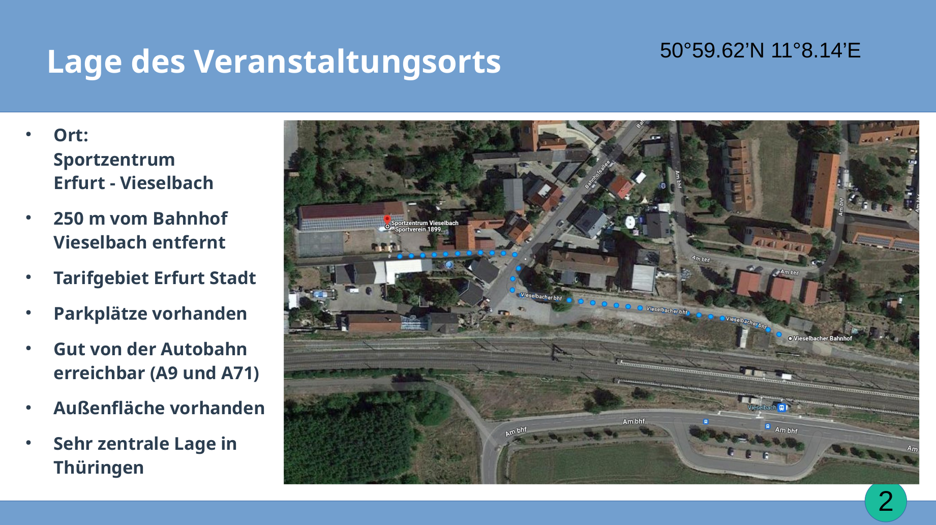 Anfahrt Anfahrt Thüringentreffen